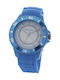 Time Force Women's Watch with Blue Rubber Strap