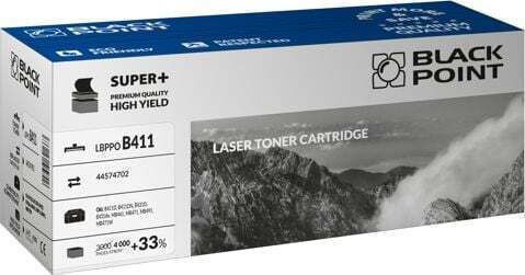 Black Point Compatible Toner for Laser Printer OKI 44574702 Black with Chip