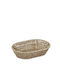Espiel Bread Box Wicker Beige 25x17x6cm