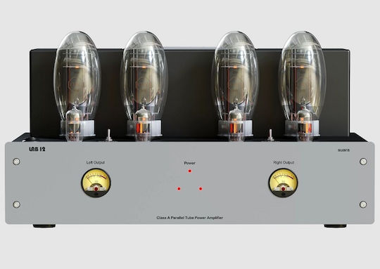 Lab12 Toroid version Λαμπάτος Τελικός Ενισχυτής Hi-Fi Stereo SUARA Mk2 (KT150) Ασημί