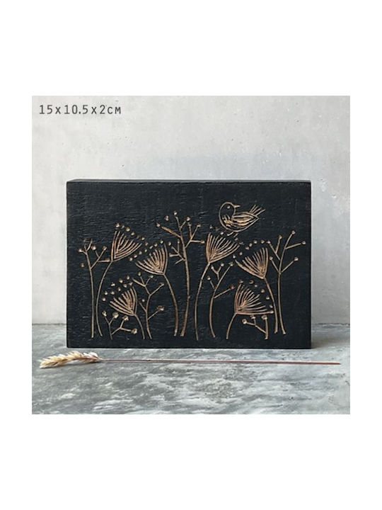 Synchronia Decorative Space made of Wooden 10.2x15x15cm 1pcs
