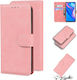 Huawei P Smart Z Y9 Prime 2019 Honor 9x Global Skin Feel Pure Color Flip Leather Phone Case Pink