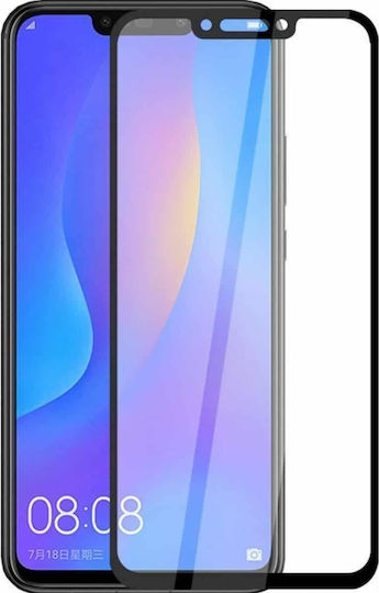 9h Vollkleber Vollflächig gehärtetes Glas Schwarz (Huawei Mate 20 Lite)