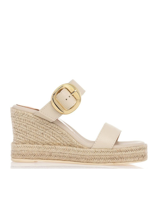 Sante Platforme Dama Tip Slip On Bej