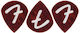 Fender Picks Dicke 1.5mm Set 3Stück