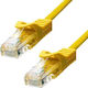 ProXtend U/UTP Cat.5e (Gigabit) Καλώδιο Δικτύου Ethernet 3m Κίτρινο