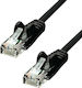 ProXtend U/UTP Cat.5e (Gigabit) Καλώδιο Δικτύου Ethernet 7m Μαύρο