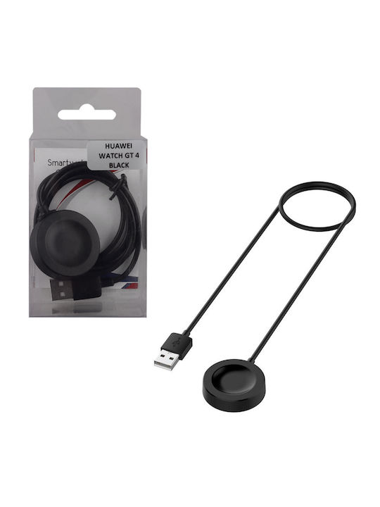 Volte-tel Βαση Φορτισης + Καλωδιο Usb To Type C Huawei Watch Gt 4 Black Volte-tel