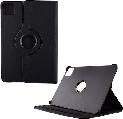 Husă neagră din piele pentru Lenovo Tab M11 11.0" cu suport rotativ cărții