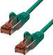 ProXtend F/UTP Cat.6 (Gigabit) Καλώδιο Δικτύου Ethernet 10m Πράσινο