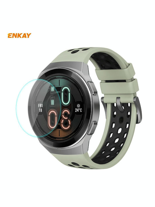 1 buc Huawei Watch GT 2e 46mm Ediție dinamică Enkay Hat-prince 0.2mm 9h 2.15d Protecție ecran din sticlă securizată cu margini curbate pentru ceas film