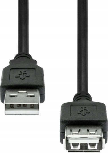ProXtend USB 2.0 Kabel USB-A-Stecker - USB-A-Buchse Schwarz 0.5m JAB-7393830