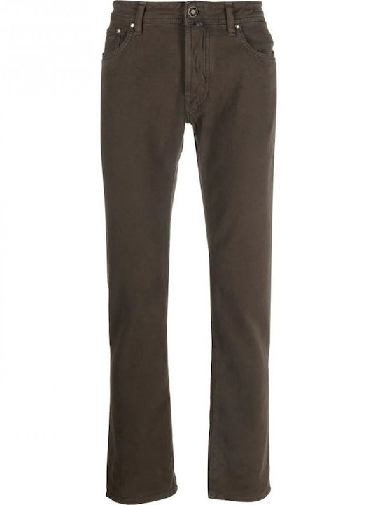 Jacob Cohen Men's Trousers Elastic Brown