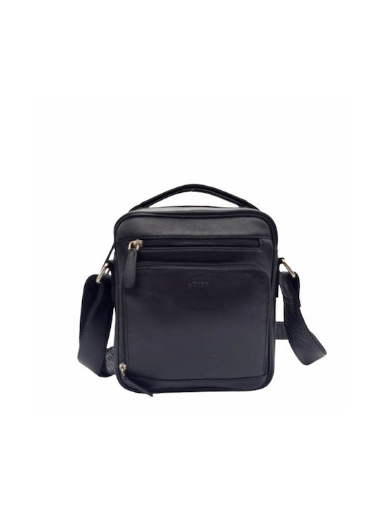 Lavor Leather Men's Bag Handbag Black