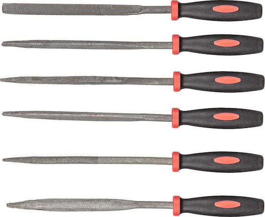 Top Tools 06A625 Set Limes cu Mâner 6buc