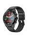 ET440 Smartwatch με Παλμογράφο (Μαύρο)
