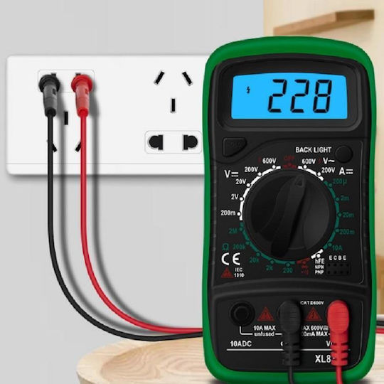 Xl830l Ψηφιακό Πολύμετρο Τσέπης με Μέτρηση AC / DC / Αντίστασης