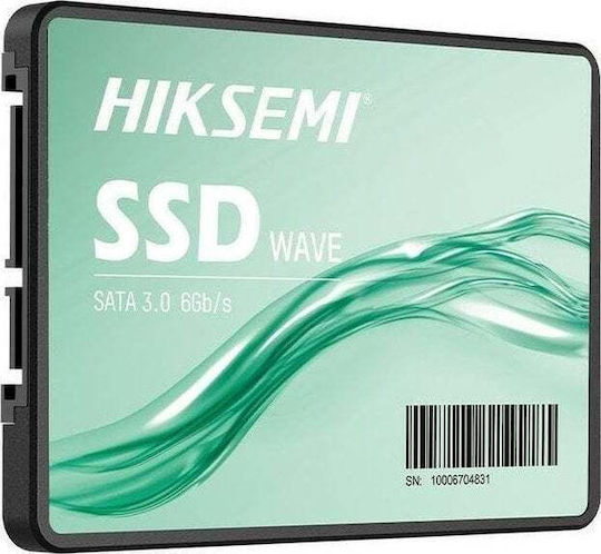 Hiksemi Wave S SSD 512GB 2.5'' Type With SATA III Connection HS-SSD-WAVE(S)(STD)/512G/SATA/WW