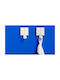 Inofix Κρεμάστρα Τοίχου Πολυρητίνης Ασημί 4.6x2x3.2cm 2τμχ