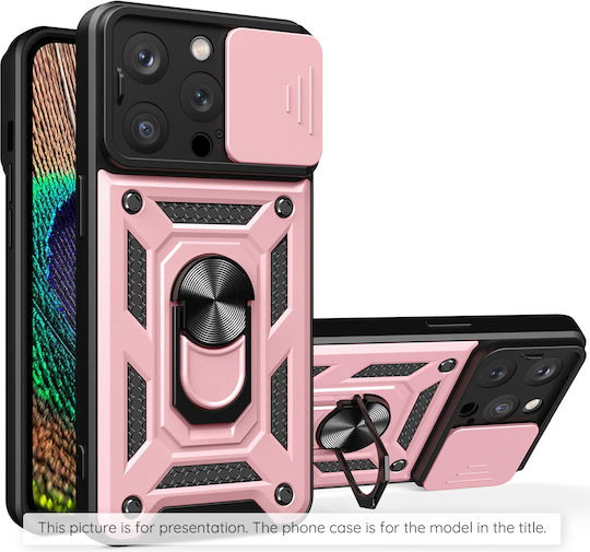 Techsuit Camshield Back Cover Plastic / Silicone Rose Gold (Moto G14)