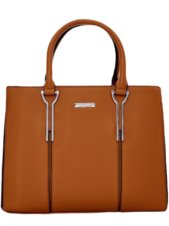 Bag to Bag Γυναικεία Τσάντα Χειρός Καφέ