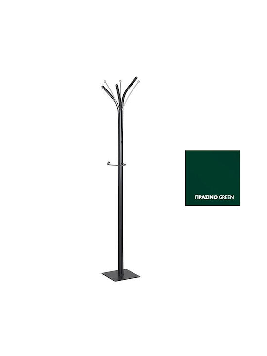 KS Kouppas Aphrodite Freistehender Kleiderständer Metallisch Grün 30x30x175cm