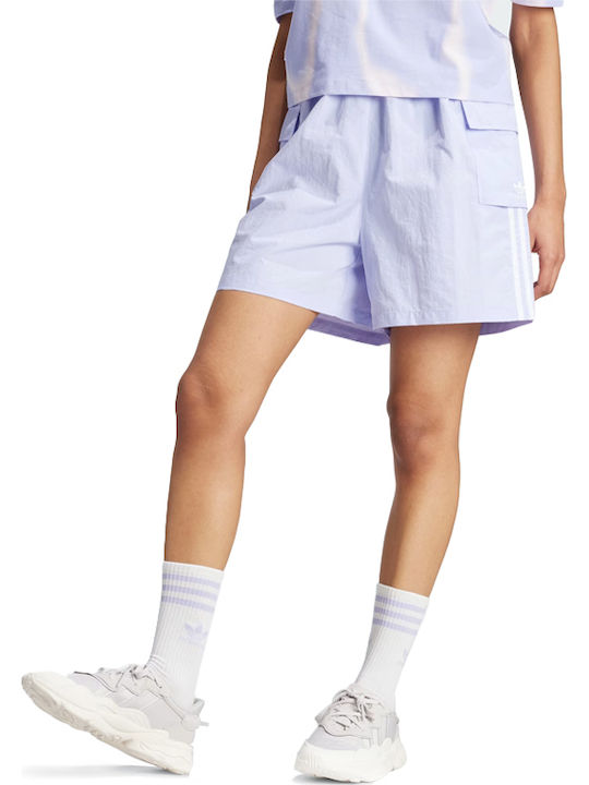 Adicolor 3-Stripes Women's Sporty Shorts Purple