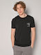 Brokers Jeans Herren T-Shirt Kurzarm Schwarz