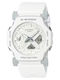 Casio G-shock Digital Men's Watch 45.4mm Chronograph Battery with White Rubber Strap