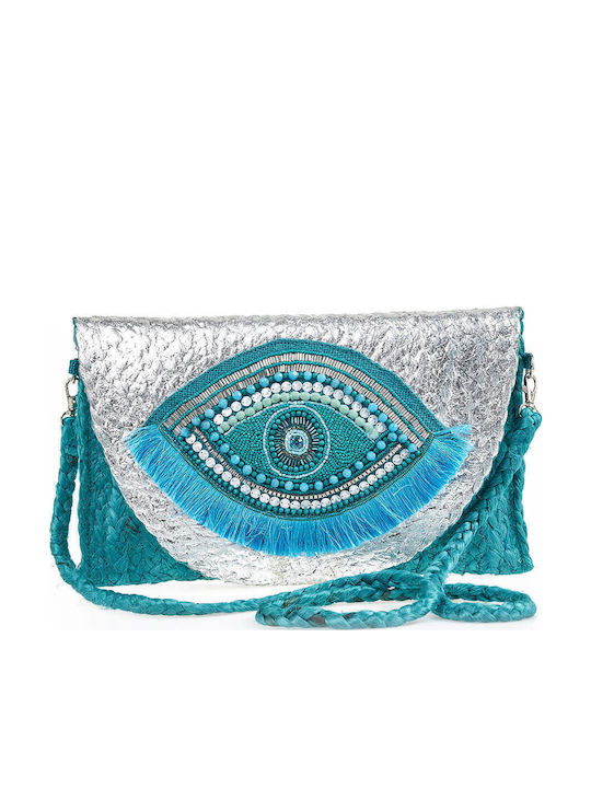 Verde Damentasche Handtasche Türkis