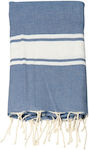Azade Classic Denim Blue Beach Towel