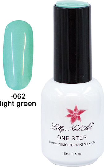 Lilly Nail Art Ημιμόνιμο Βερνίκι Νυχιών light green 15ml