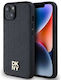 Dkny Pu-Leder Wiederholungsmuster Stapel-Logo Magsafe Hülle Iphone 15 Schwarz