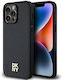 Dkny Pu Leder Wiederholungsmuster Stapel Logo Magsafe Hülle Iphone 13 Pro Max Schwarz