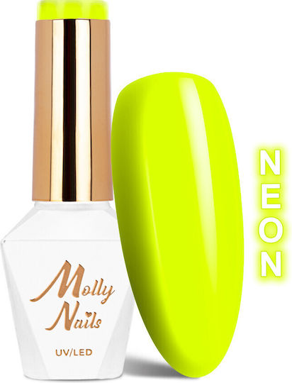 Molly Lac Halb-permanenter Nagellack Lemon Nr 70 8gr 1Stück