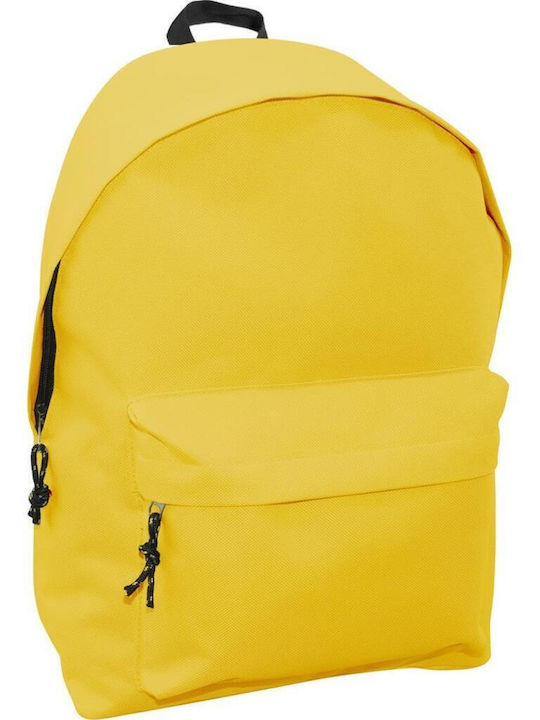 Mood Omega School Bag Backpack Junior High-High School in Yellow color 22lt