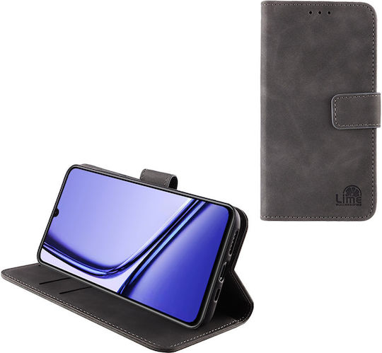 Lime Case Realme Note 50 6.74" Essential Magnet Book Stand Clip Grey Lime Successories