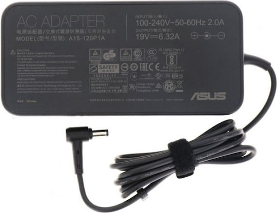 Asus Laptop Charger 120W 19V 6.32A for Asus without Power Cable and with plug set
