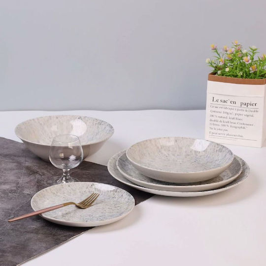 Cryspo Trio Beige Ceramic Dinnerware Set 20pcs