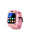 C85 Kinder Smartwatch mit GPS und Kautschuk/Plastik Armband Pink