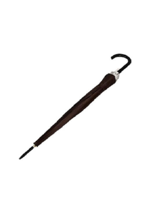 Sidirela Umbrella with Walking Stick Brown