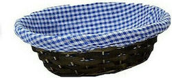 Sidirela Bread Basket made of Bamboo Blue 28x20x7cm