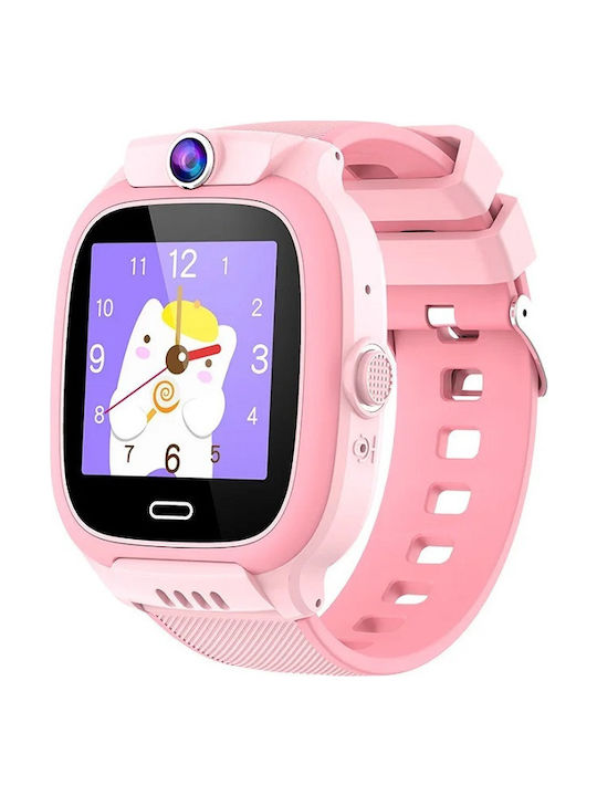Παιδικό Smartwatch 4G με GPS & Κάμερα Pink