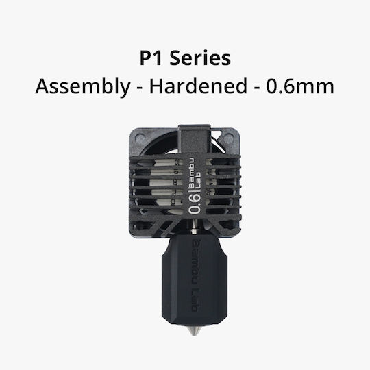 Bambu Lab Complete Hotend Assembly - P1 Series 0.6mm Hardened Steel FAH005-P