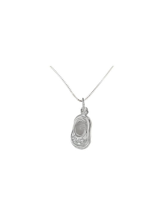 Necklace Silver 925° Children's Shoe