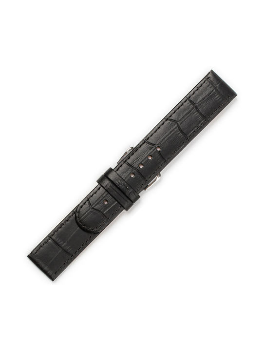 KOSTELO Leather Strap Black