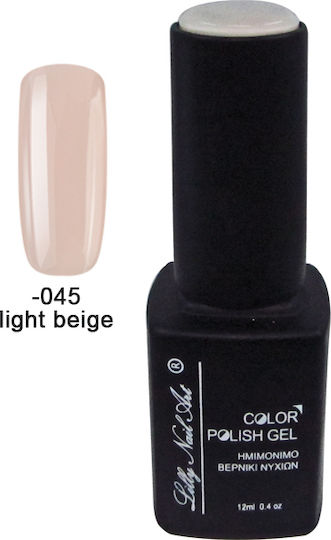 Semi-permanenter Dreiphasen-Gel-Nagellack 12ml Hellbeige 40504008-045
