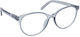 Eyelead Reading Glasses +2.25 in Gray color E 256