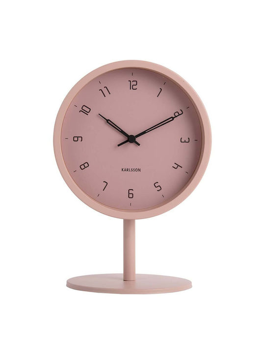 Karlsson Tabletop Clock Pink KA5951PI