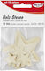 Wooden Stars 10pcs 405-20 Meyco